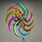 Metal Technicolor Wind Spinner Hanging Chimes Outdoor Decor Garden Patio Art